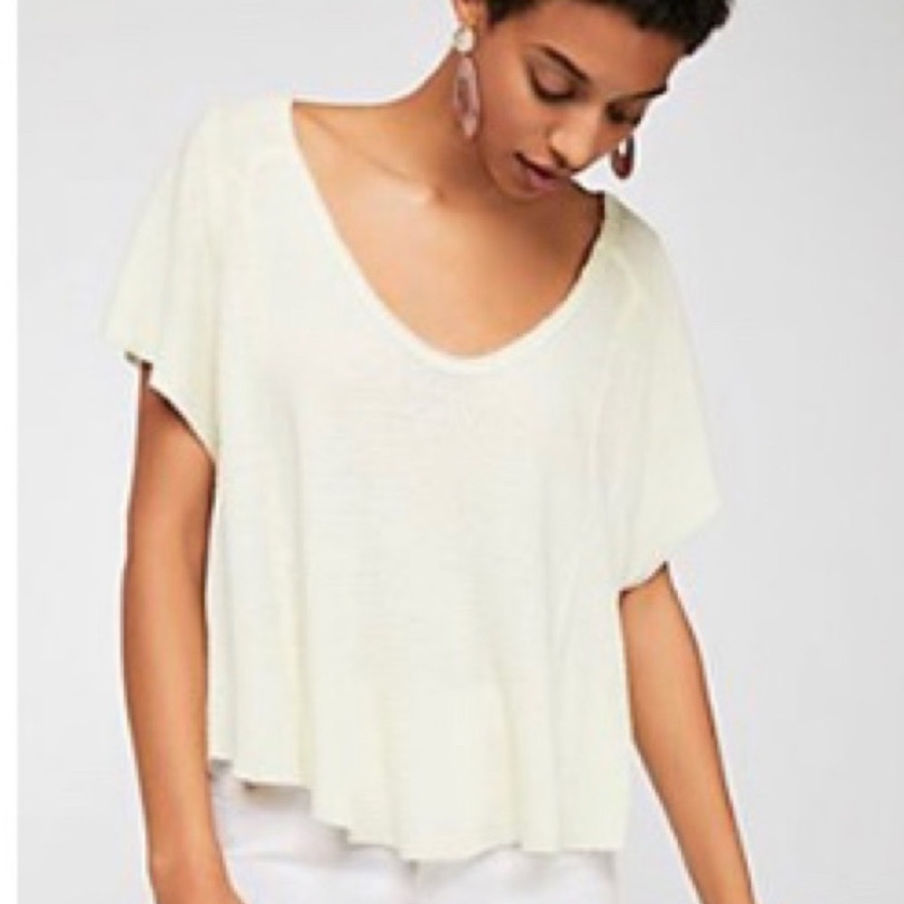 Lazy Sundays Waffle Short Sleeve Top